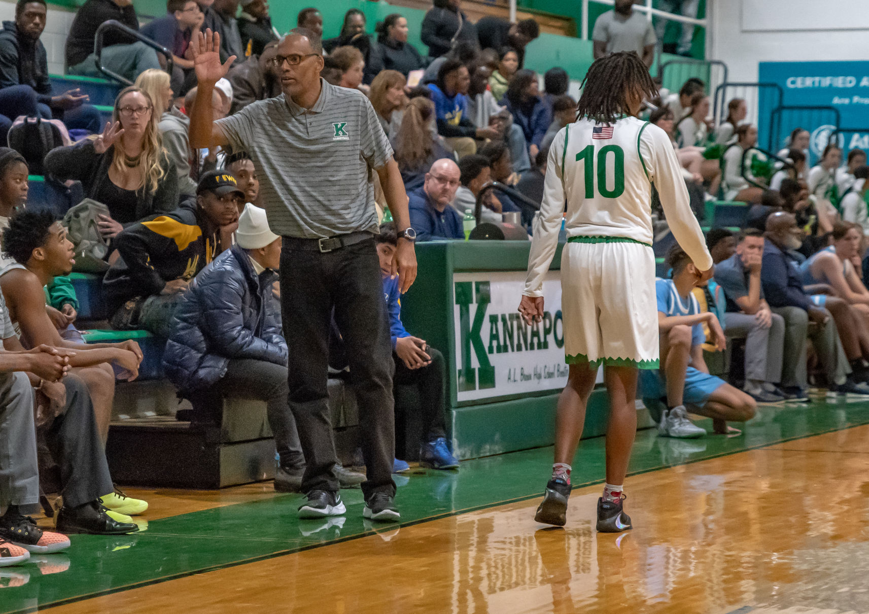 their home basketball game against West Rowan